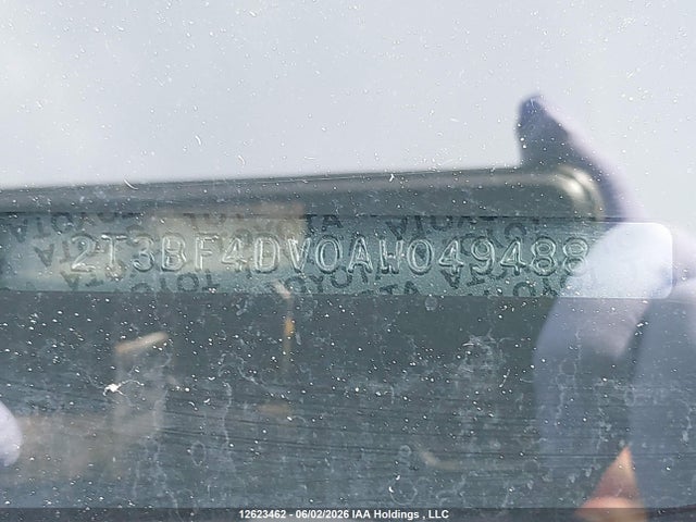 12623462 :رقم المزاد ، 2T3BF4DV0AW049488 vin ، 2010 Toyota Rav4 مزاد بيع