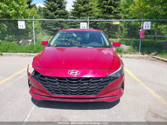 12623475 :رقم المزاد ، KMHLM4AG7NU265563 vin ، 2022 Hyundai Elantra Sel مزاد بيع