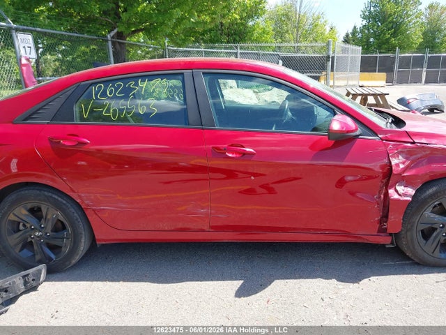 12623475 :رقم المزاد ، KMHLM4AG7NU265563 vin ، 2022 Hyundai Elantra Sel مزاد بيع