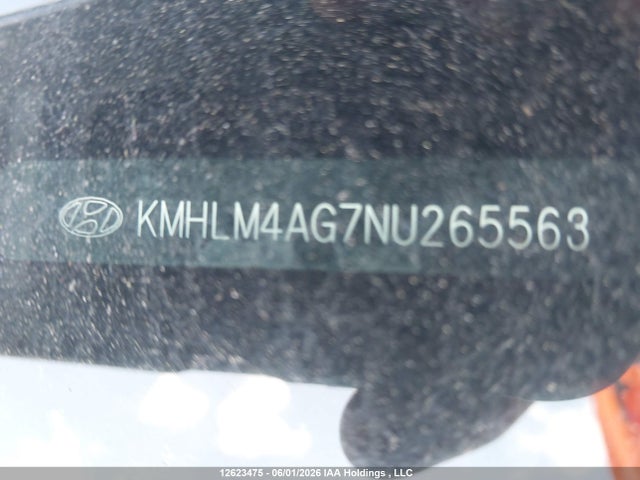 12623475 :رقم المزاد ، KMHLM4AG7NU265563 vin ، 2022 Hyundai Elantra Sel مزاد بيع