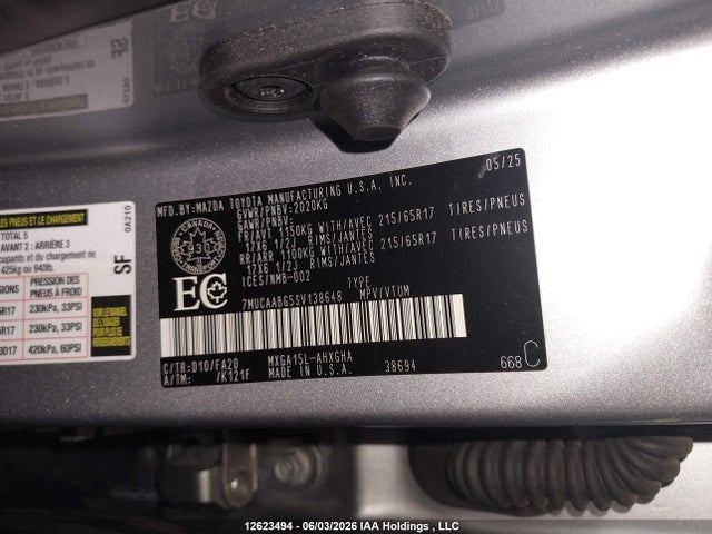 7MUCAABG5SV138648 Toyota Corolla Cross Le