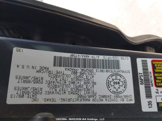 2014 Toyota Tacoma V6 მანქანა იყიდება აუქციონზე, vin: 5TFMU4FN7EX019613, აუქციონის ნომერი: 12623504