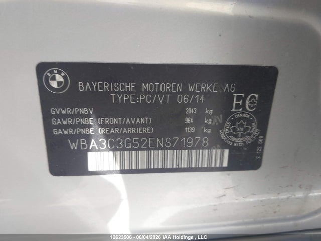 BMW 320 I Xdrive 2014 WBA3C3G52ENS71978 Image 19