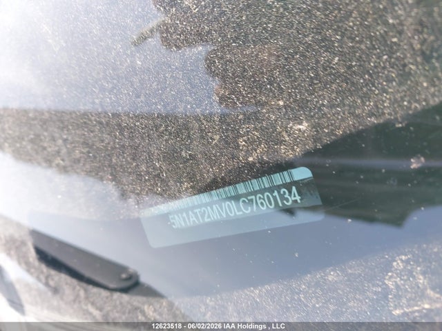 2020 Nissan Rogue S/sl/sv მანქანა იყიდება აუქციონზე, vin: 5N1AT2MV0LC760134, აუქციონის ნომერი: 12623518