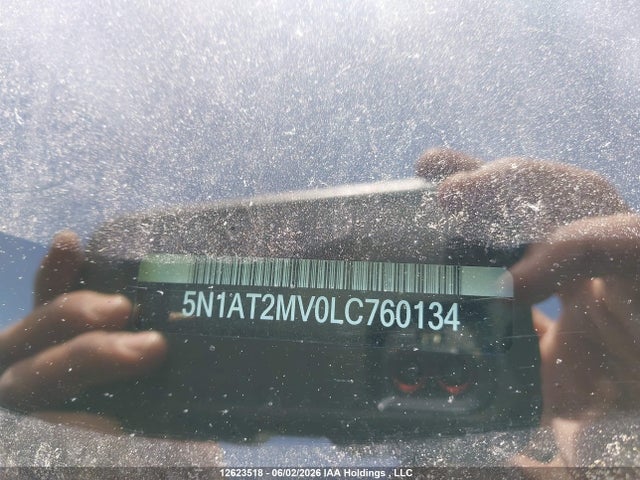 2020 Nissan Rogue S/sl/sv მანქანა იყიდება აუქციონზე, vin: 5N1AT2MV0LC760134, აუქციონის ნომერი: 12623518