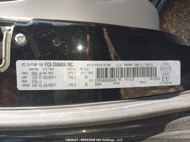 Продажа на аукционе авто 2016 Dodge Grand Caravan Se/sxt, vin: 2C4RDGBG8GR326028, номер лота: 12620237