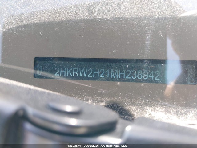 12623571 :رقم المزاد ، 2HKRW2H21MH238942 vin ، 2021 Honda Cr-v Lx مزاد بيع
