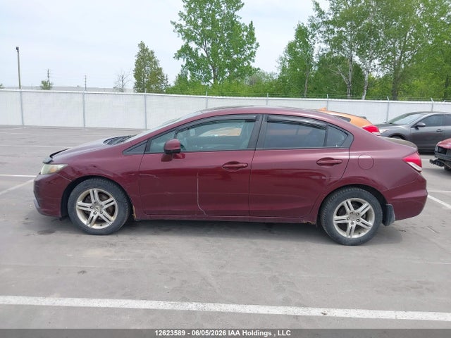 12623589 :رقم المزاد ، 2HGFB2F59DH003825 vin ، 2013 Honda Civic Ex مزاد بيع