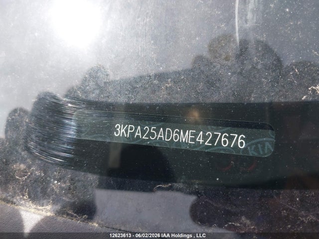 12623613 :رقم المزاد ، 3KPA25AD6ME427676 vin ، 2021 Kia Rio Lx Premium/lx+ مزاد بيع