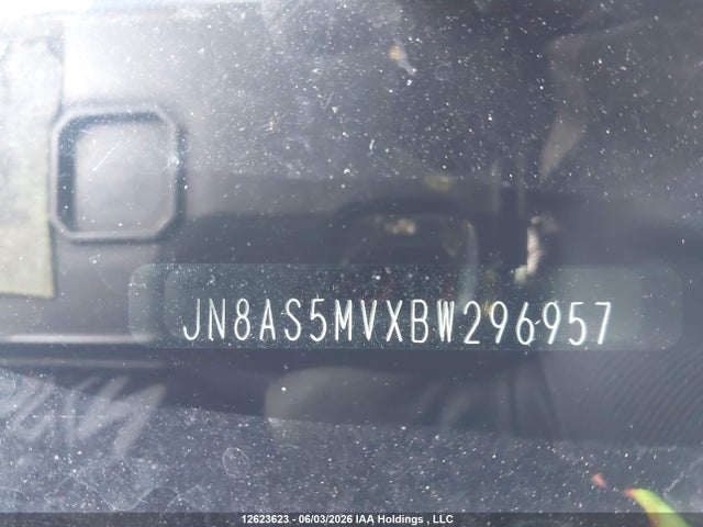 Aukcja sprzedaży 2011 Nissan Rogue S, vin: JN8AS5MVXBW296957, numer aukcji: 12623623