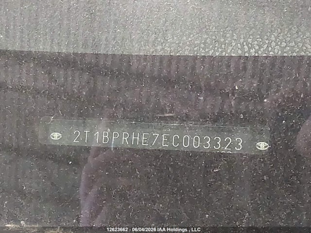 2T1BPRHE7EC003323 Toyota Corolla Eco/eco Plus/eco Premium