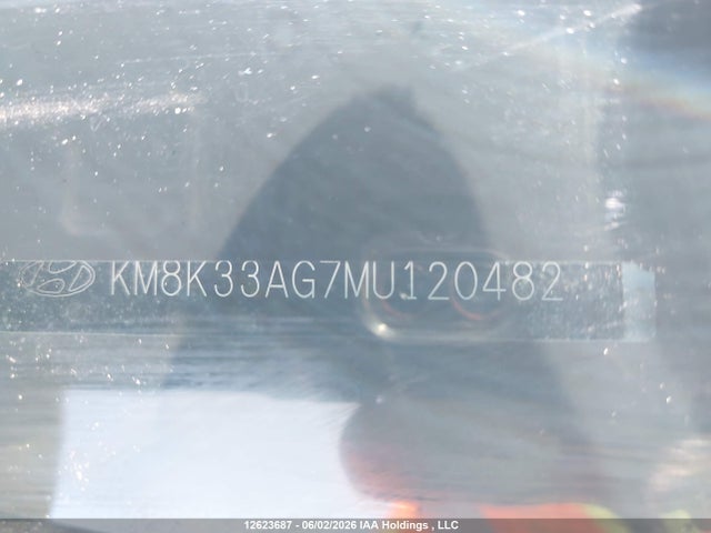 Aukcja sprzedaży 2021 Hyundai Kona Limited, vin: KM8K33AG7MU120482, numer aukcji: 12623687