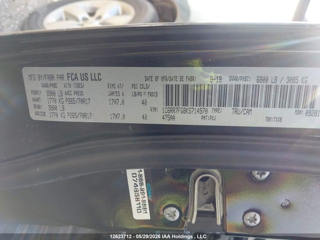 RAM 1500 Classic Tradesman 2019 1C6RR7FG8KS714970 Image 20