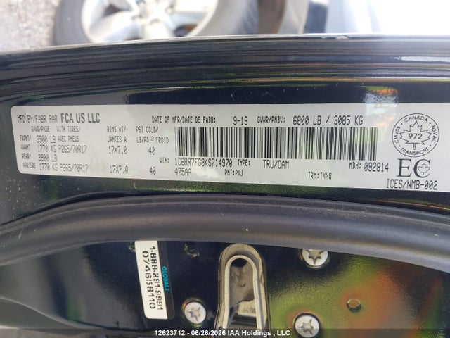 RAM 1500 Classic Tradesman 2019 1C6RR7FG8KS714970 Image 22