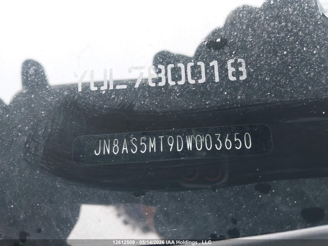 2013 Nissan Rogue S/sv მანქანა იყიდება აუქციონზე, vin: JN8AS5MT9DW003650, აუქციონის ნომერი: 12612509