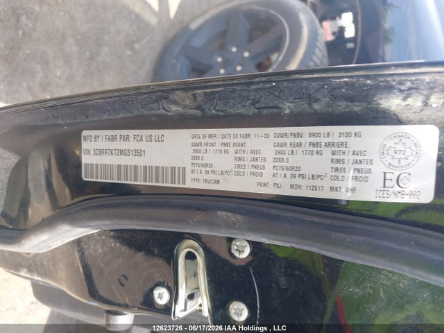 Dodge RAM 1500 2021 3C6RR7KT2MG513501 Image 9