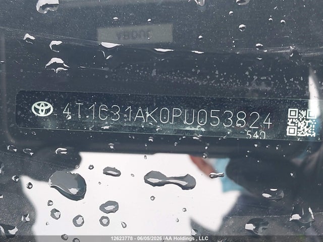 Aukcja sprzedaży 2023 Toyota Camry Le, vin: 4T1C31AK0PU053824, numer aukcji: 12623778
