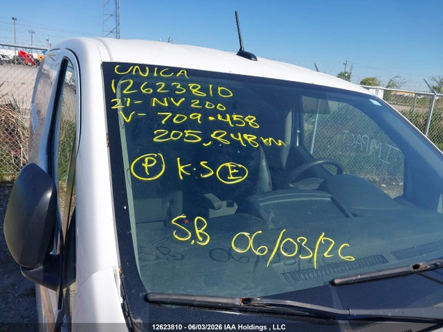 12623810 :رقم المزاد ، 3N6CM0KNXMK709458 vin ، 2021 Nissan Nv200 2.5s/2.5sv مزاد بيع