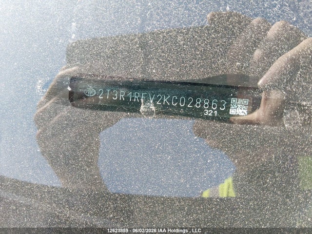 12623859 :رقم المزاد ، 2T3R1RFV2KC028863 vin ، 2019 Toyota Rav4 Xle مزاد بيع
