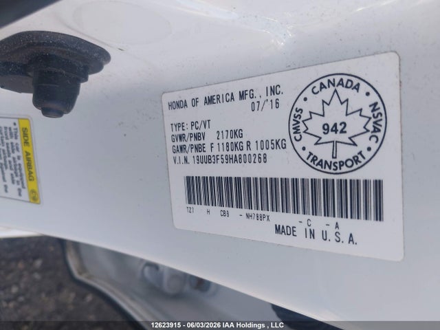 Aukcja sprzedaży 2017 Acura Tlx Tech, vin: 19UUB3F59HA800268, numer aukcji: 12623915