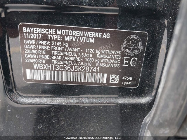Aukcja sprzedaży 2018 Bmw X1 Xdrive28i, vin: WBXHT3C36J5K28741, numer aukcji: 12623922