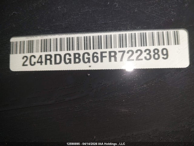 2C4RDGBG6FR722389 Dodge Grand Caravan Se/sxt