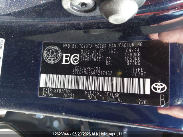 Toyota COROLLA LE 2024 5YFB4MDE5RP217167 Image 10