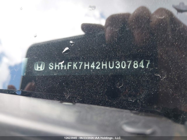 SHHFK7H42HU307847 Honda Civic Sport