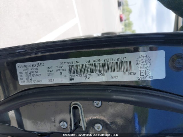 RAM 1500 Longhorn 2016 1C6RR7PM0GS391560 Image 20