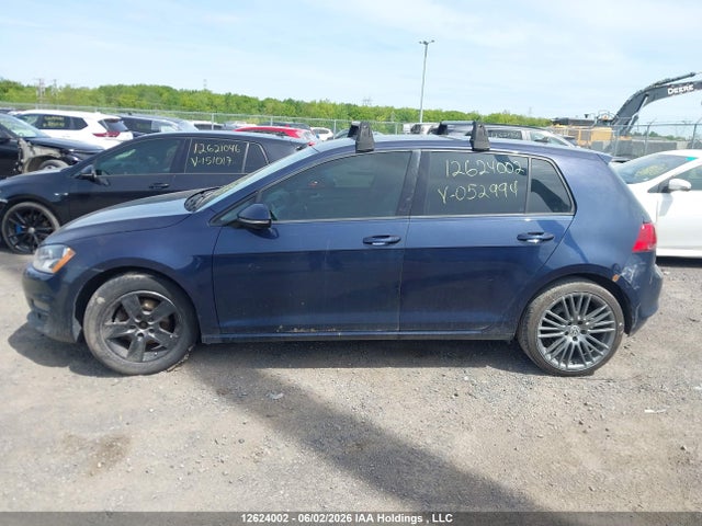 Продажа на аукционе авто 2015 Volkswagen Golf 2.0 Tdi Comfortline/2.0 Tdi Highline/2.0 Tdi Trendline, vin: 3VW2A7AU6FM052994, номер лота: 12624002