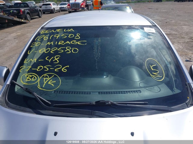 Продажа на аукционе авто 2020 Mitsubishi Mirage Es/se, vin: ML32A3HJ1LH002580, номер лота: 12619508