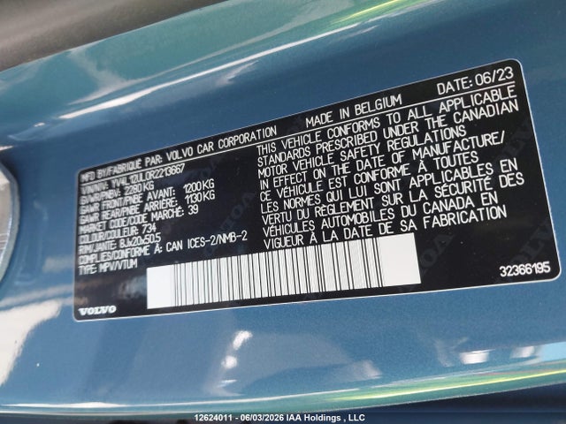 Volvo Xc40 B5 Plus Dark Theme 2024 YV4L12UL0R2213667 Image 19