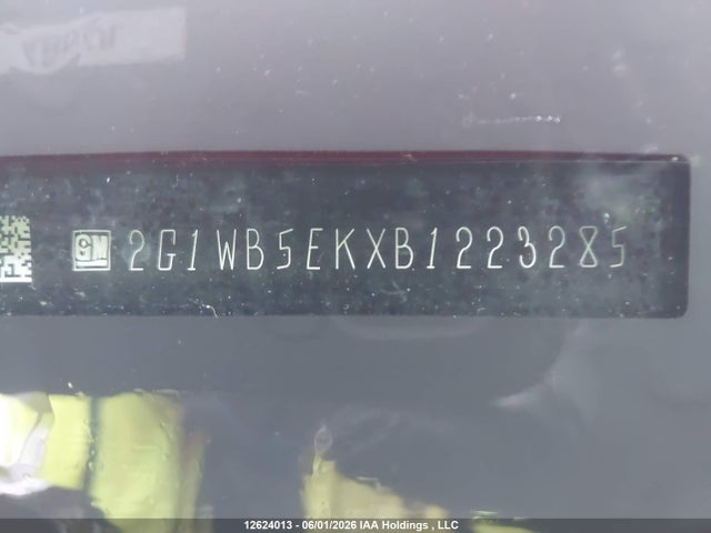 12624013 :رقم المزاد ، 2G1WB5EKXB1223285 vin ، 2011 Chevrolet Impala Lt مزاد بيع