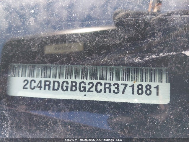 Продажа на аукционе авто 2012 Dodge Grand Caravan Se/sxt, vin: 2C4RDGBG2CR371881, номер лота: 12621371