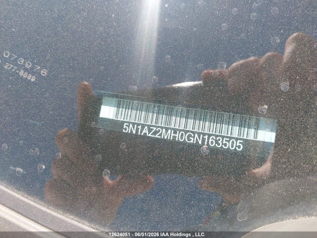 5N1AZ2MH0GN163505 Nissan Murano Platinum/sl/sv