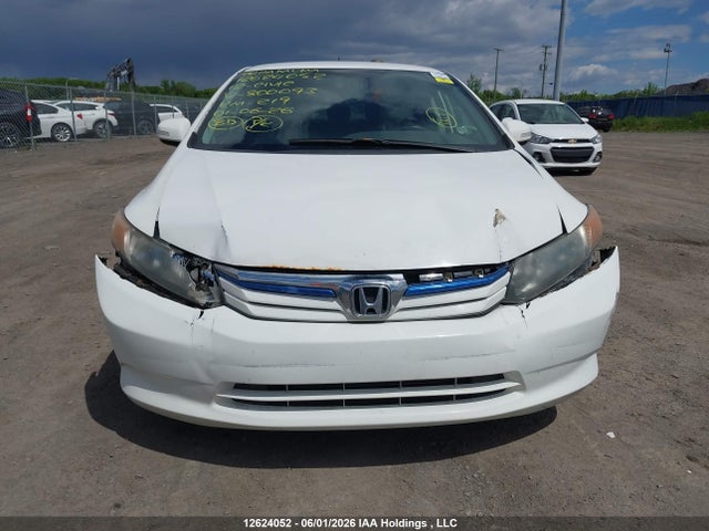 12624052 :رقم المزاد ، JHMFB4F25CS800093 vin ، 2012 Honda Civic Hybrid مزاد بيع