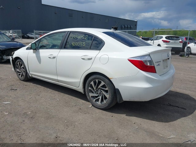 12624052 :رقم المزاد ، JHMFB4F25CS800093 vin ، 2012 Honda Civic Hybrid مزاد بيع