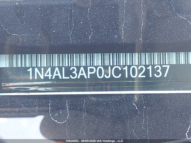 Aukcja sprzedaży 2018 Nissan Altima 2.5 S/2.5 Sl Tech/2.5 Sv, vin: 1N4AL3AP0JC102137, numer aukcji: 12624053