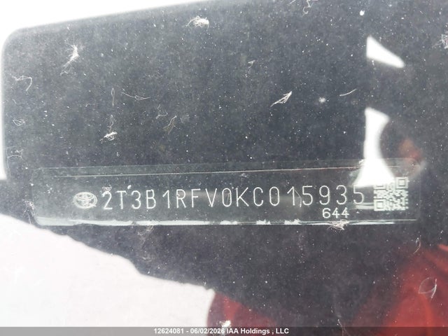 Toyota RAV4 LE 2019 2T3B1RFV0KC015935 Image 20