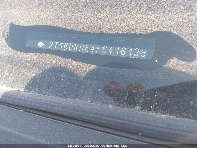 Продаж на аукціоні авто 2015 Toyota Corolla L/le/le Pls/prm/s/s Pls, vin: 2T1BURHE4FC416133, номер лоту: 12624091