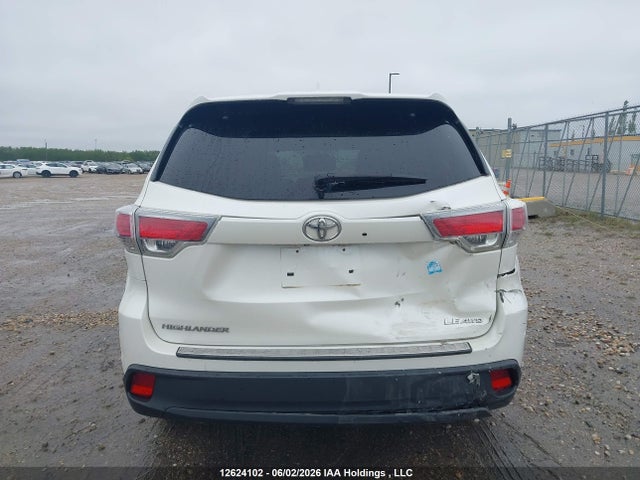 Aukcja sprzedaży 2014 Toyota Highlander Le, vin: 5TDBKRFH6ES032265, numer aukcji: 12624102