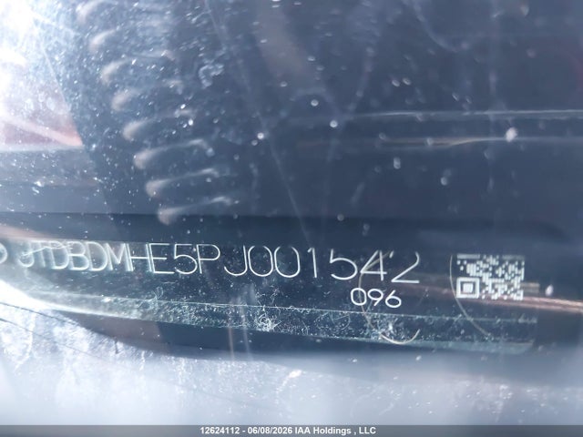 12624112 :رقم المزاد ، JTDBDMHE5PJ001542 vin ، 2023 Toyota Corolla Hybrid Se مزاد بيع