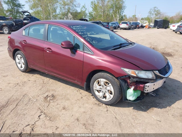 Auction sale of the 2013 Honda Civic Lx, vin: 2HGFB2F49DH006232, lot number: 12624116
