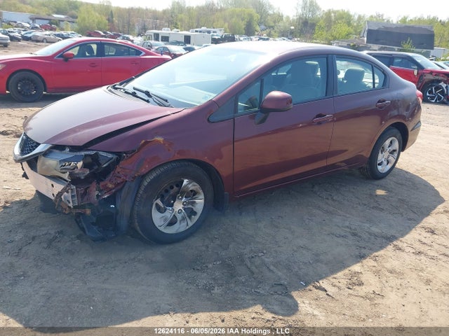 2013 Honda Civic Lx მანქანა იყიდება აუქციონზე, vin: 2HGFB2F49DH006232, აუქციონის ნომერი: 12624116