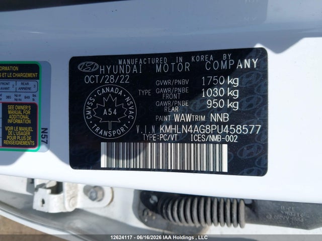 Продаж на аукціоні авто 2023 Hyundai Elantra Luxury Ivt, vin: KMHLN4AG8PU458577, номер лоту: 12624117