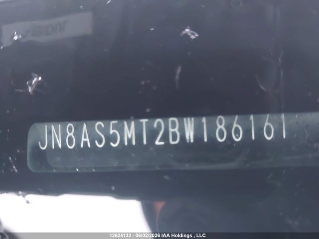 2011 Nissan Rogue Sv მანქანა იყიდება აუქციონზე, vin: JN8AS5MT2BW186161, აუქციონის ნომერი: 12624133