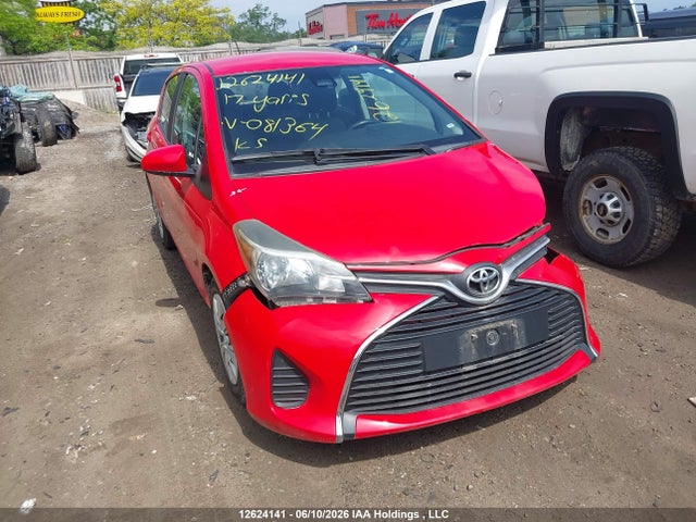 2017 Toyota Yaris Le მანქანა იყიდება აუქციონზე, vin: VNKKTUD30HA081364, აუქციონის ნომერი: 12624141