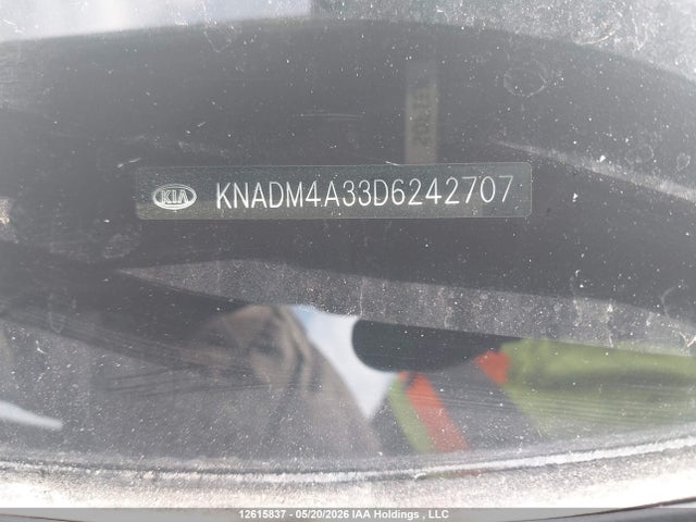 12615837 :رقم المزاد ، KNADM4A33D6242707 vin ، 2013 Kia Rio Ex/lx/lx+/sx مزاد بيع