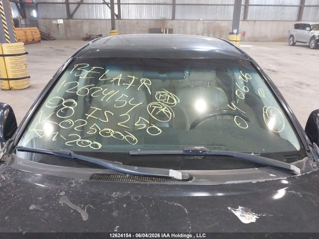 12624154 :رقم المزاد ، JTHCK262X82025000 vin ، 2008 Lexus Is 250 مزاد بيع