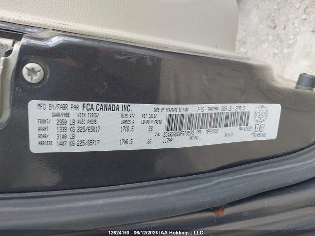 Продажа на аукционе авто 2015 Dodge Grand Caravan Crew, vin: 2C4RDGDG0FR735572, номер лота: 12624160